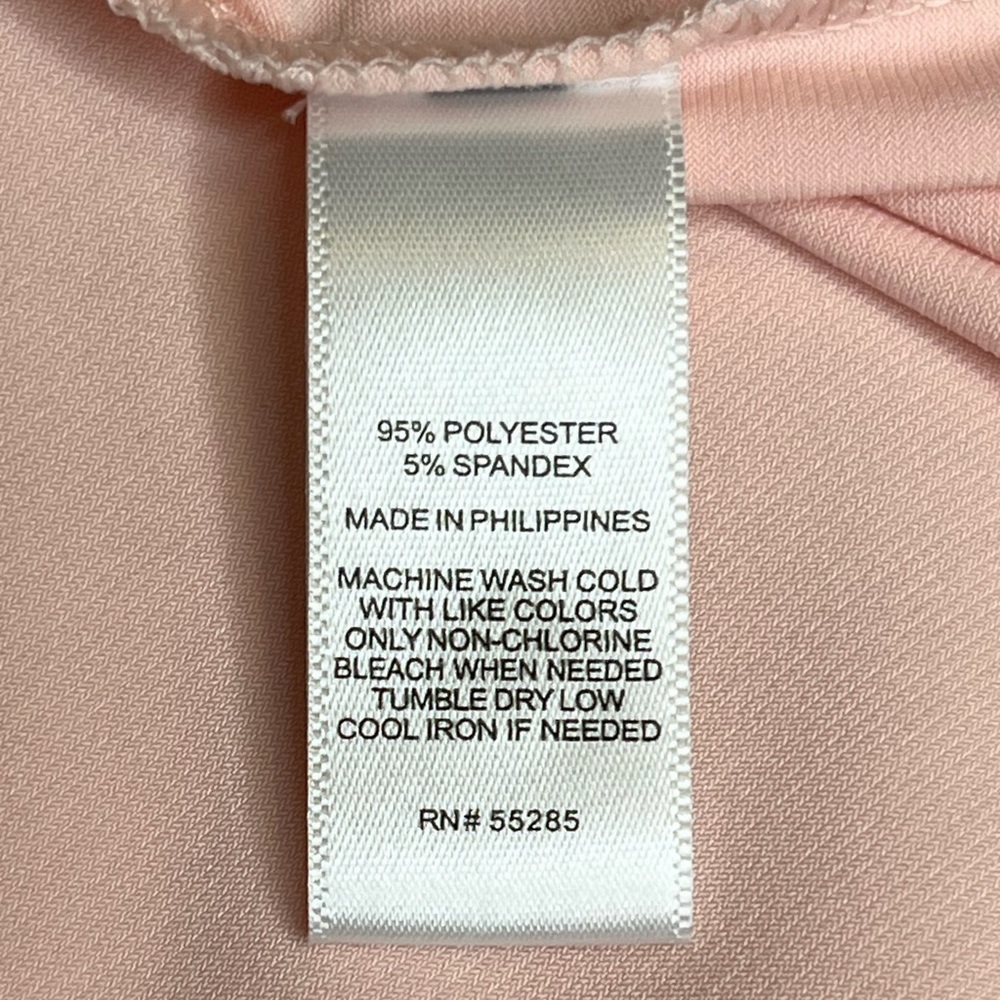 Express Light Pink Ruffle Cold Shoulder Top size Small - Picture 5 of 5